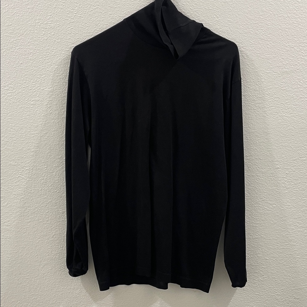 Black Turtleneck Long sleeve Shirt
